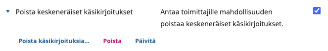 Keskeneräisten käsikirjoitusten poistoon tarkoitettu lisäosa Keskeneräisten käsikirjoitusten poistoon tarkoitettu lisäosa