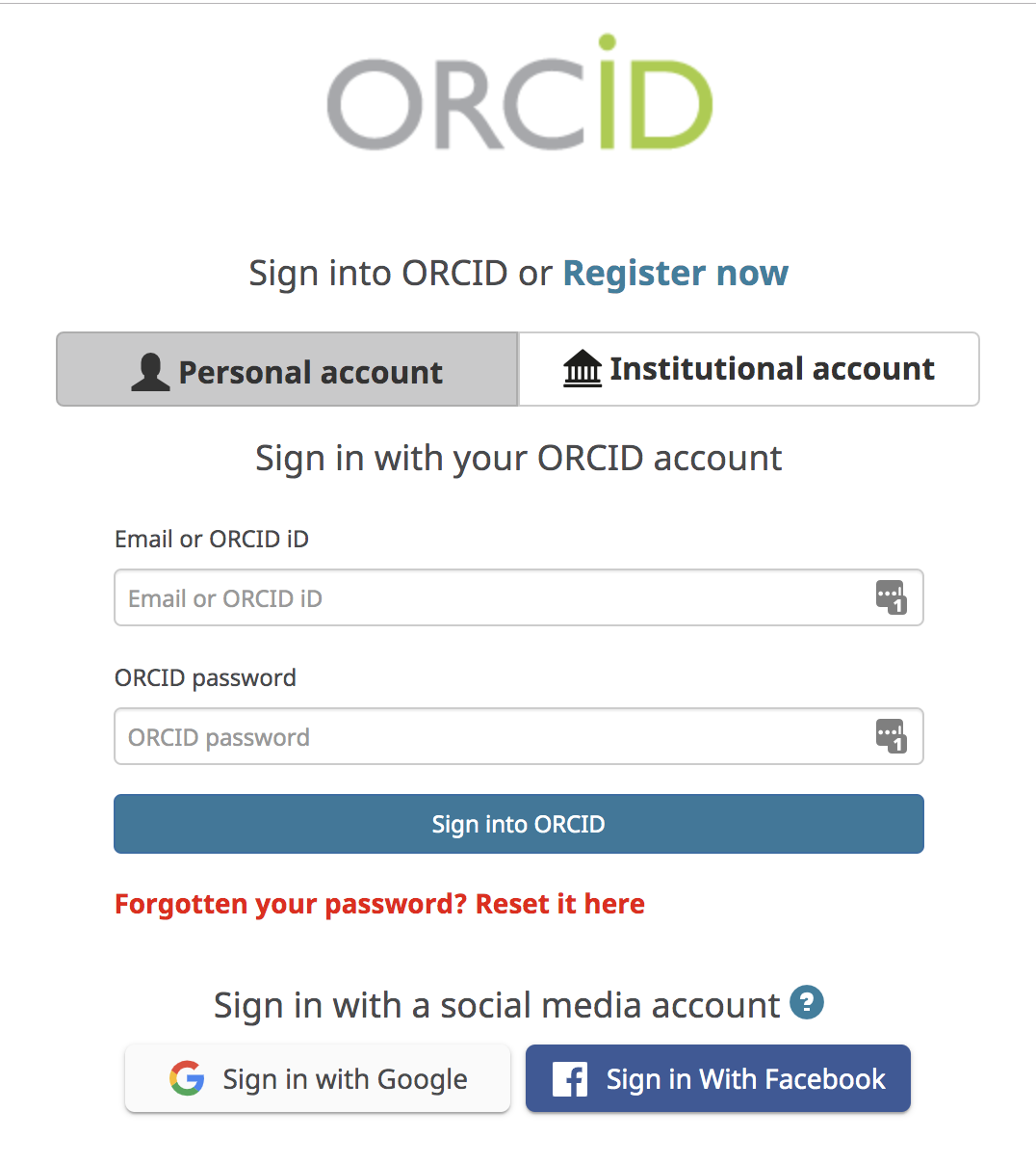 ORCID-tunnisteen autentikointi